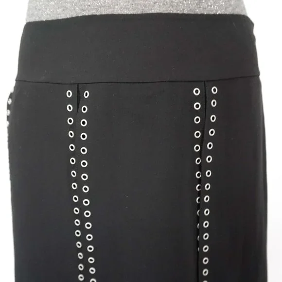 MICHAEL KORS COLLECTION Metal Eyelet Layered Skirt - Picture 2 of 8